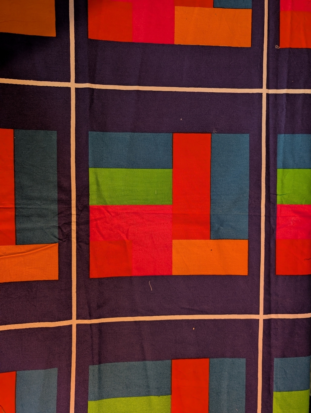 Vintage Op Art Fabric